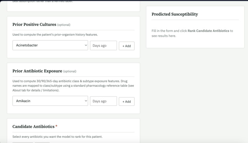 TraceRx and Immunity – screenshot 2