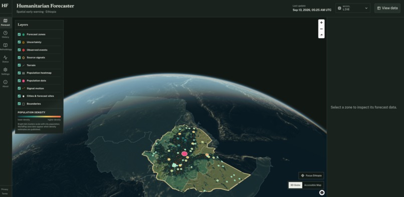 Humanitarian Forecast – screenshot 4