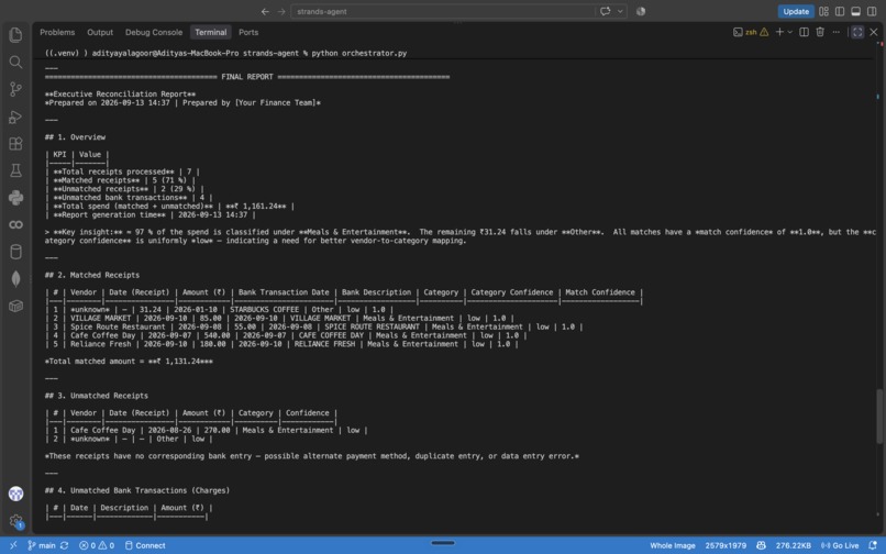 ReceiptSync — Autonomous Reconciliation Agent – screenshot 4