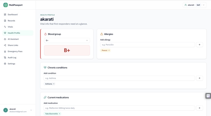 MediPassport – screenshot 8