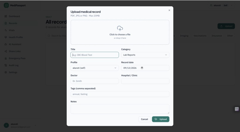 MediPassport – screenshot 9