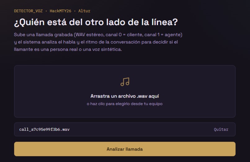 detector de voz – screenshot 2