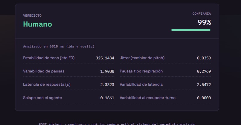 detector de voz – screenshot 5