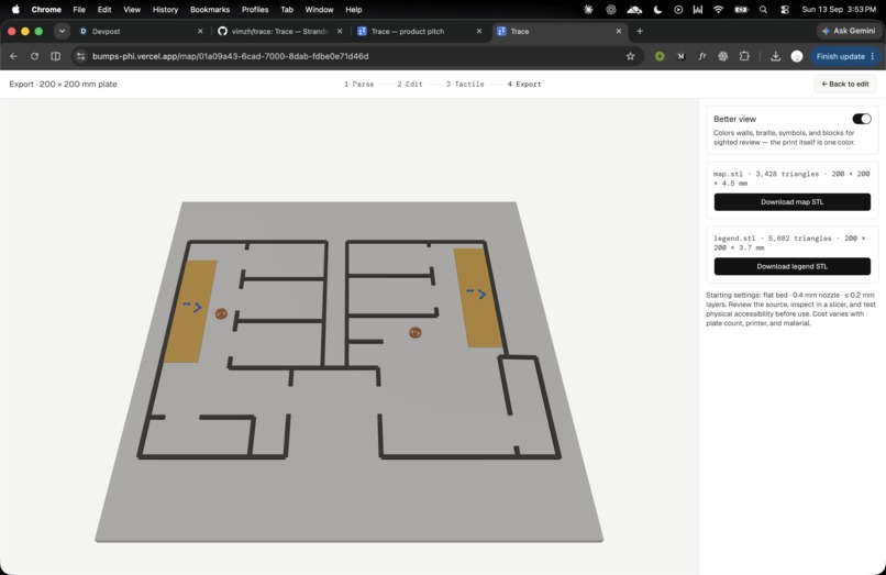 Trace – screenshot 2