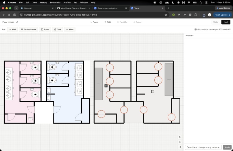 Trace – screenshot 3