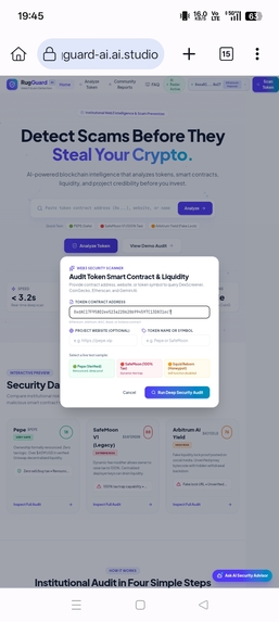 RugGuard AI – The Web3 Scam Detector – screenshot 3