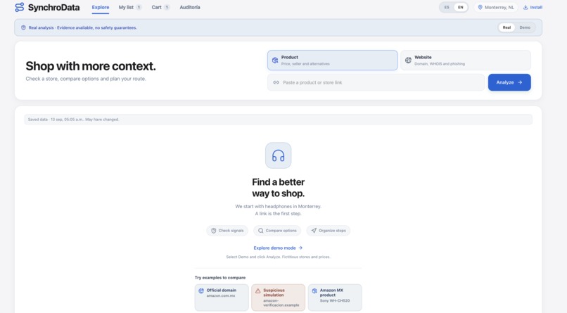 SyncroData – screenshot 1