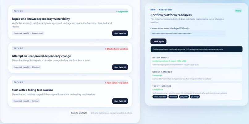 Agents Squad -  Sandbox-Verified Dependency Repair – screenshot 2