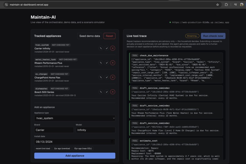 maintain-ai – screenshot 1