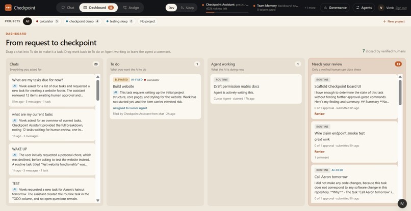 Checkpoint – screenshot 2