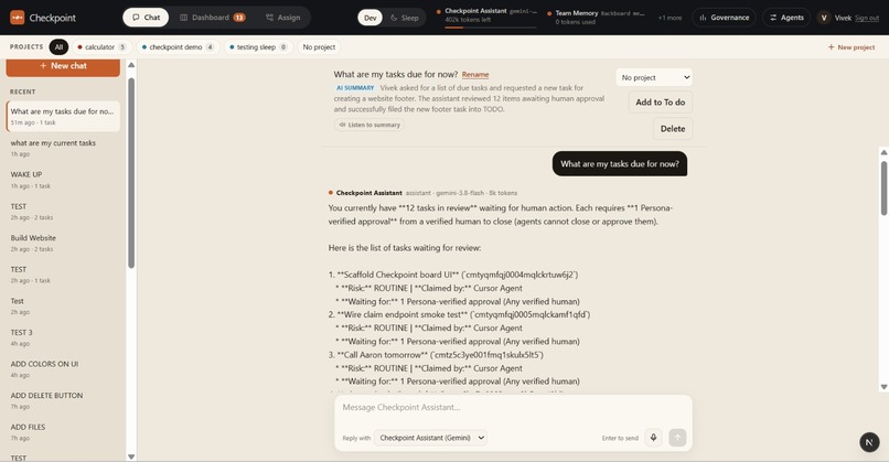 Checkpoint – screenshot 4