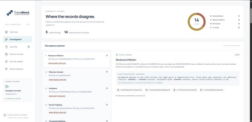 TraceBlock – screenshot 3