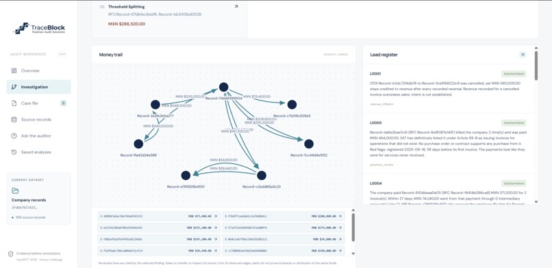 TraceBlock – screenshot 5