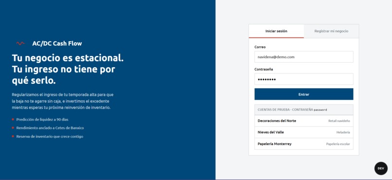 AC/DC Cash Flow – screenshot 2