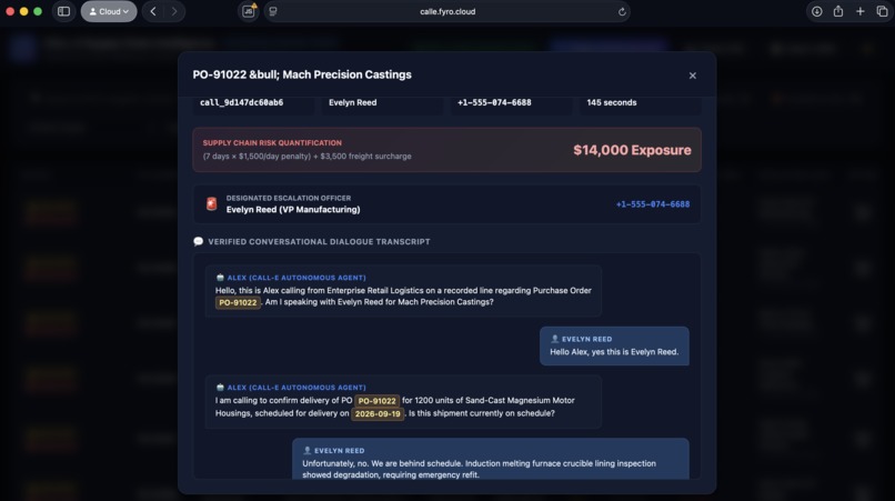 Supply Chain Supplier Status Check Agent – screenshot 3