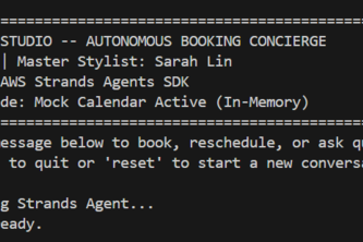 ShopFront: Autonomous Salon Booking Concierge
