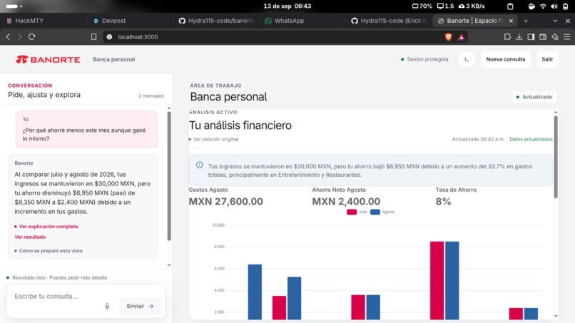 banorte-gen-ui – screenshot 2