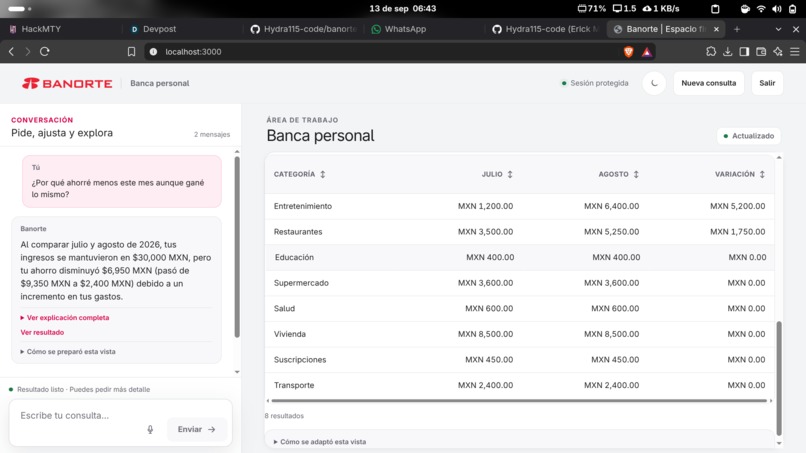 banorte-gen-ui – screenshot 3