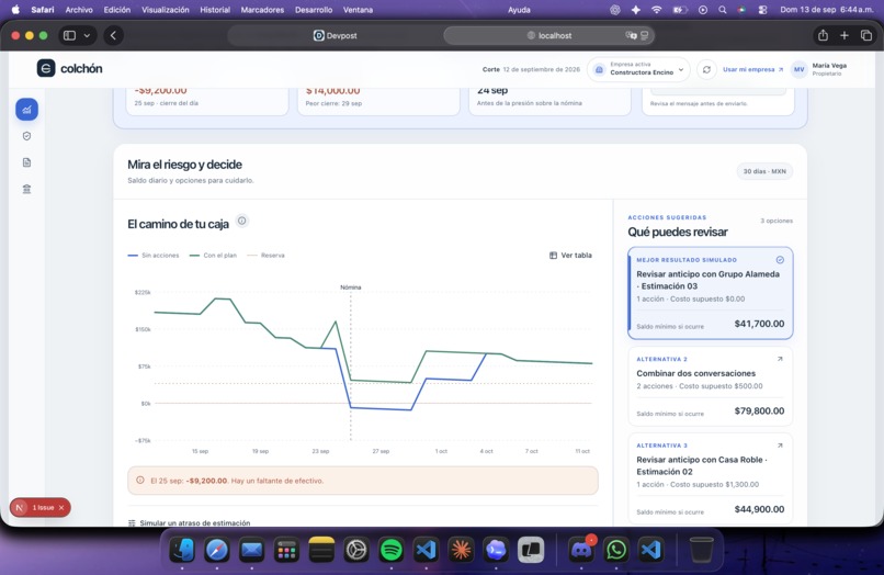 Colchón: Cash Flow Safety Net – screenshot 1