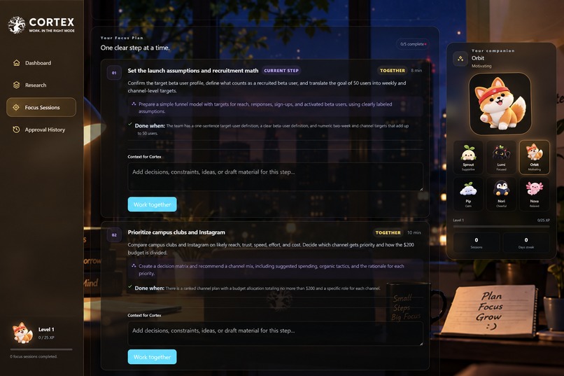 Cortex – screenshot 5