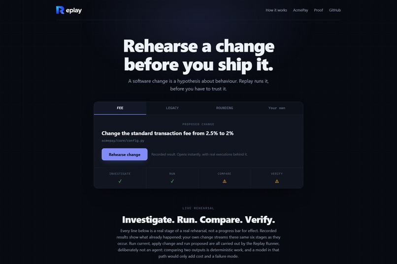 Replay – screenshot 1