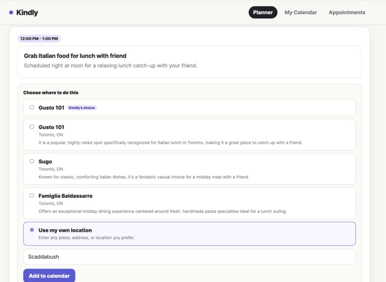 Kindly – screenshot 3