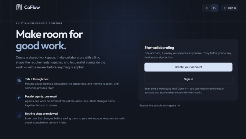 CoFlow – screenshot 1