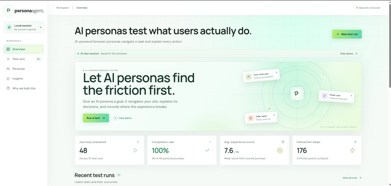 PersonaAgent – screenshot 1
