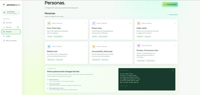PersonaAgent – screenshot 2