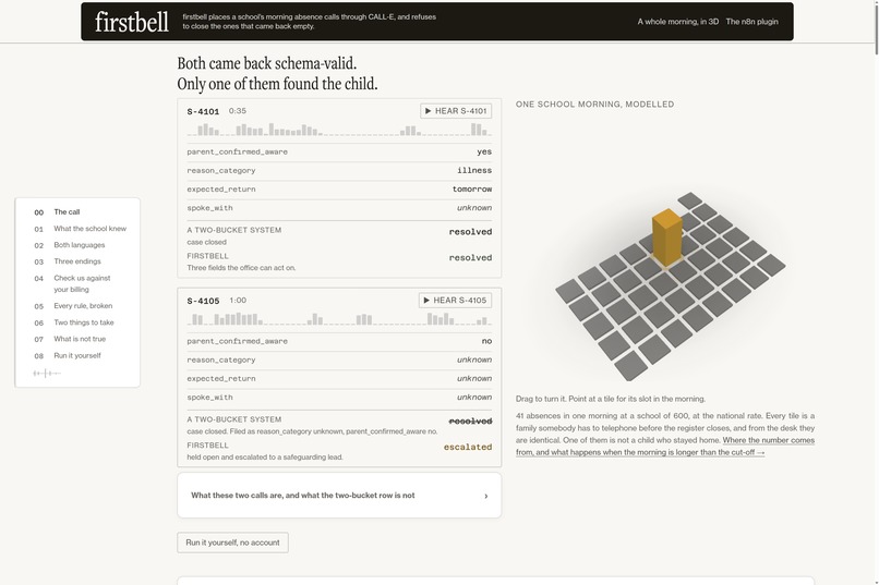 firstbell – screenshot 1