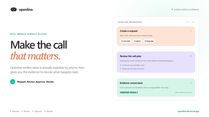 Openline – screenshot 1