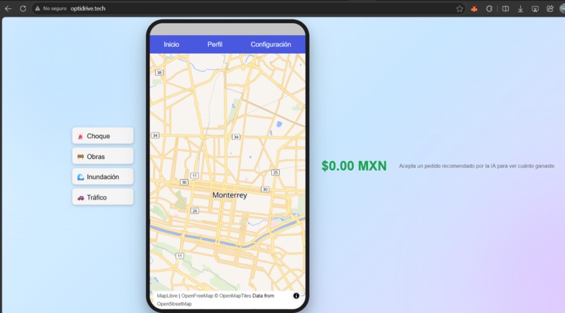 OptiDrive – screenshot 2