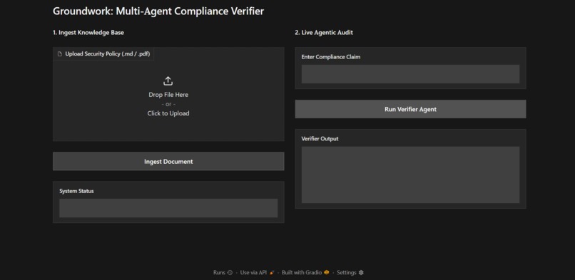 Groundwork: Self-Verifying Security & RFP Agent – screenshot 3