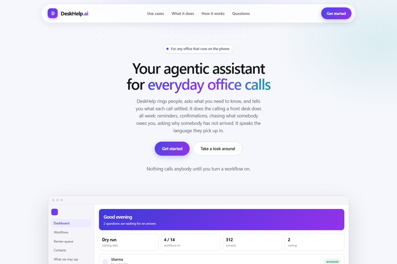 DeskHelp.Ai – screenshot 1