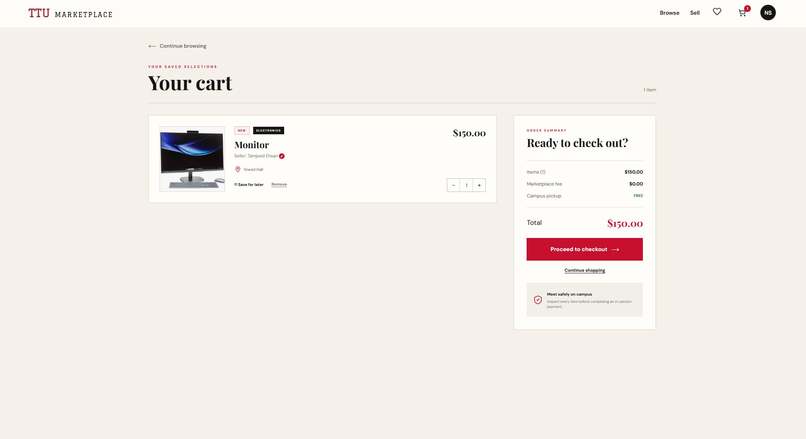 TTU Marketplace – screenshot 6