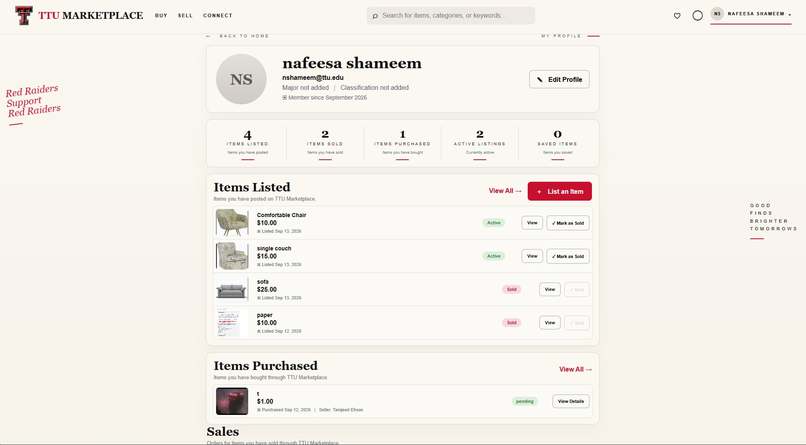 TTU Marketplace – screenshot 5