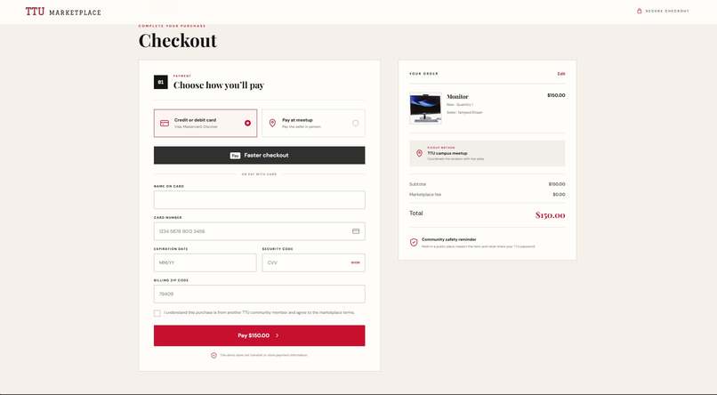 TTU Marketplace – screenshot 7