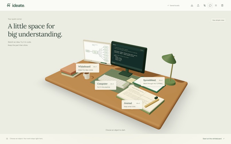 Ideate – screenshot 1
