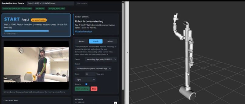 Robotics-Based Action Observation Therapy (AOT)  – screenshot 5