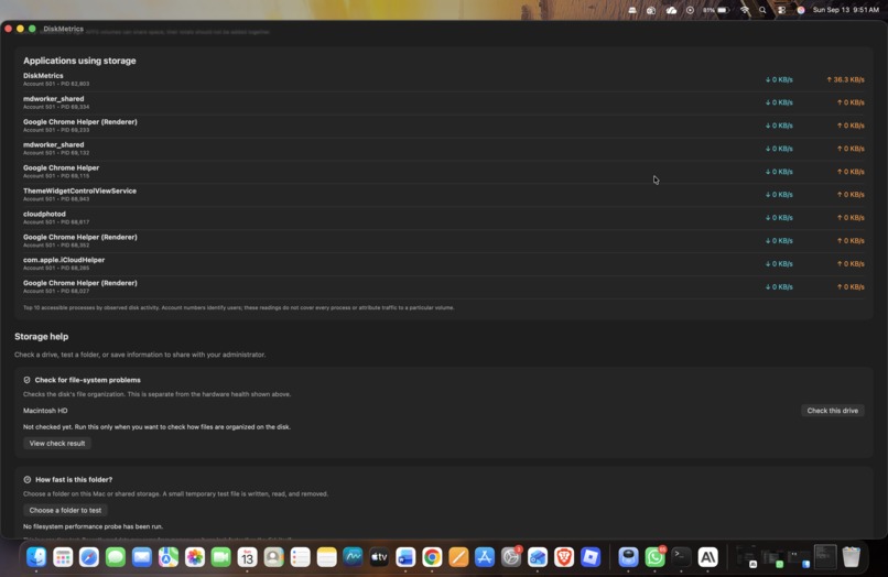Disk Metrics – screenshot 3