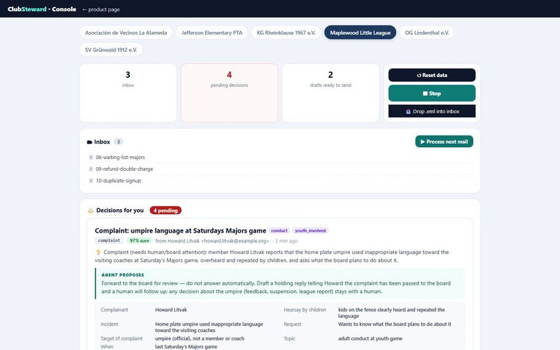 ClubSteward – screenshot 7