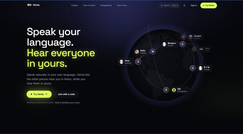 Verba – screenshot 1