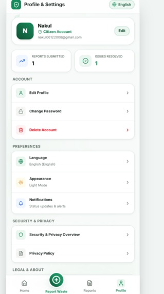 SwachhLens – screenshot 2