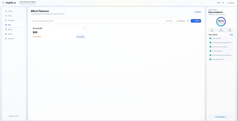 DayMin.ai – screenshot 3