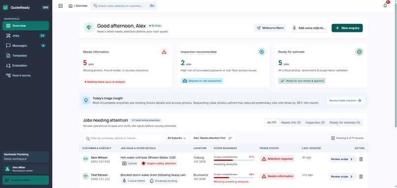 QuoteReady – screenshot 2