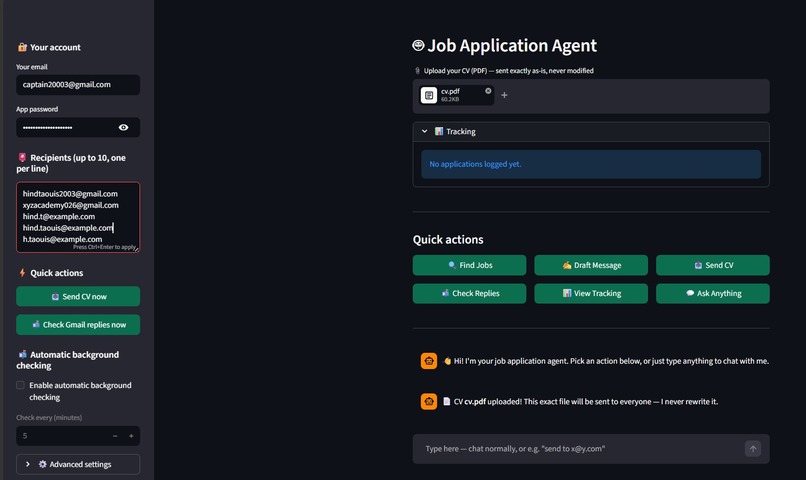 job Application Agent – screenshot 3