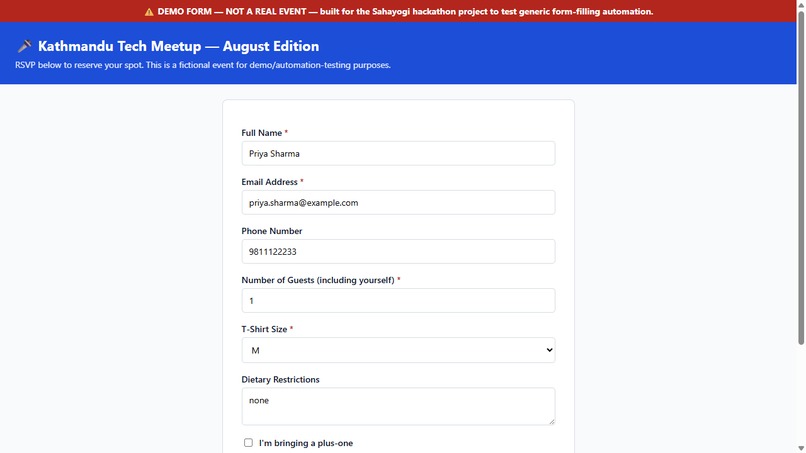 FormBuddy – screenshot 2