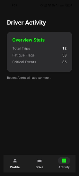 RideAlert: Smartphone-App Driver Fatigue Detection Platform – screenshot 6