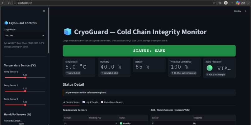 CryoGuard  – screenshot 1