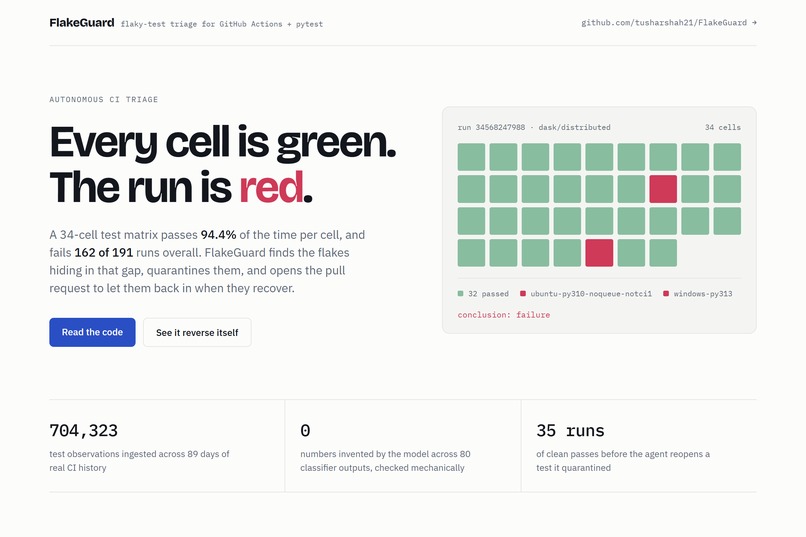 FlakeGuard – screenshot 1